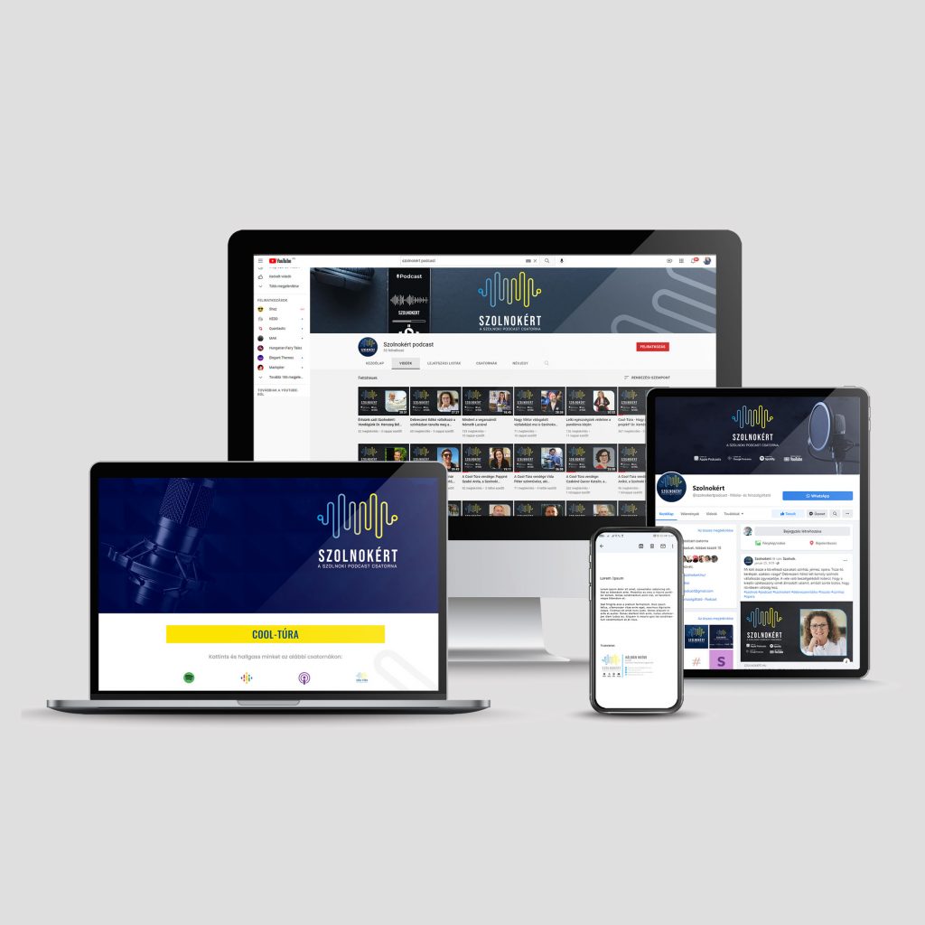 szolnokért online arculat